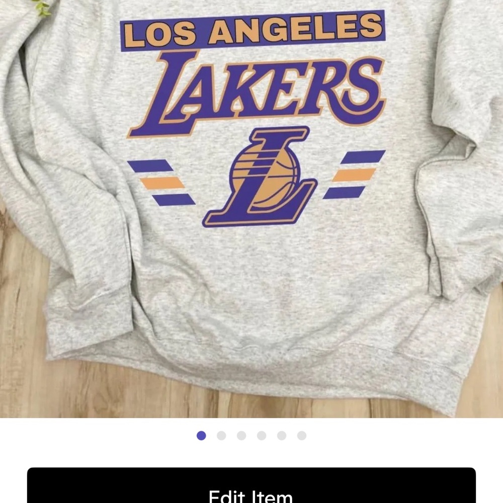 Los Angeles Lakers Gray Sweatshirt